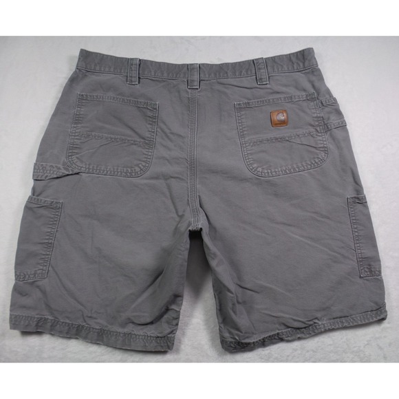 Carhartt Shorts Mens Size 40 Gray Fatigue Cotton Canvas Work Utility Pockets - Picture 5 of 14